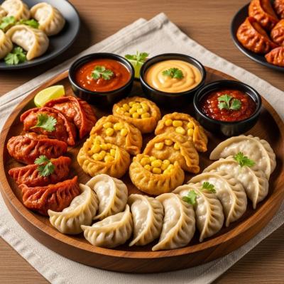 Fresh Veg Steamed / Fried Momo Platter