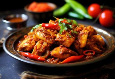 Spicy Chicken Chilli Tray