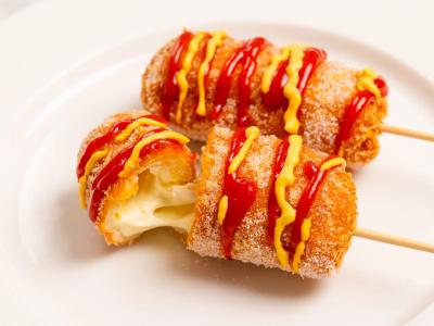 Corndogs (Chicken & Mozzarella)