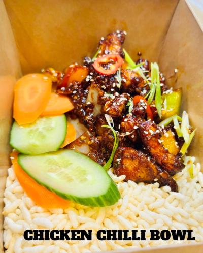 Spicy Chicken Chilli Bowl