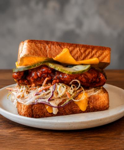 Spicy Chilli Garlic Southern Fried Sandos