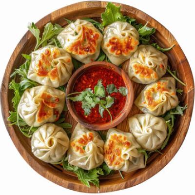 Chicken Steamed Mo:Mo Full Plate